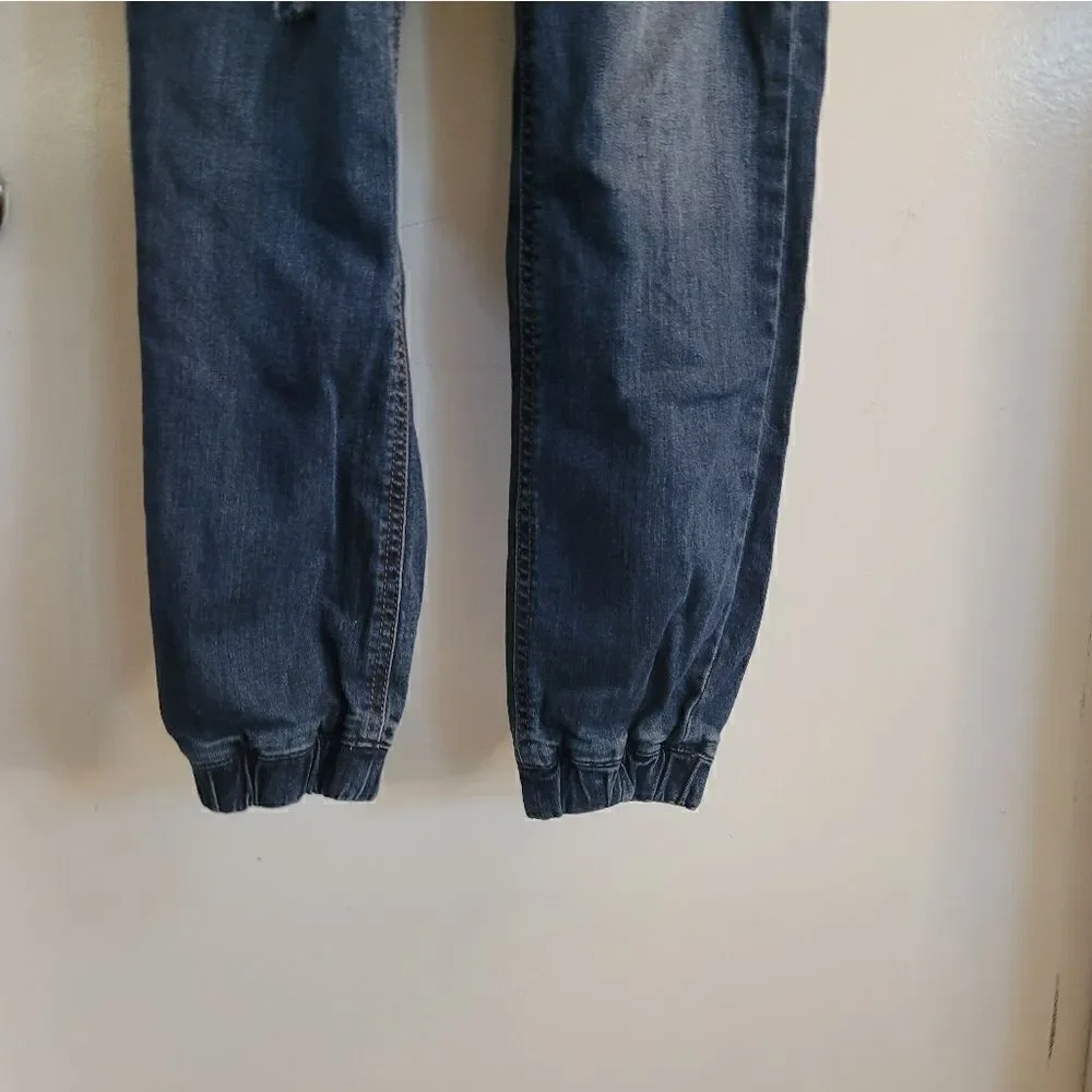 NWOT Dollhouse Juniors Womens denim jeans Overalls Size 1 - Picture 2 of 9